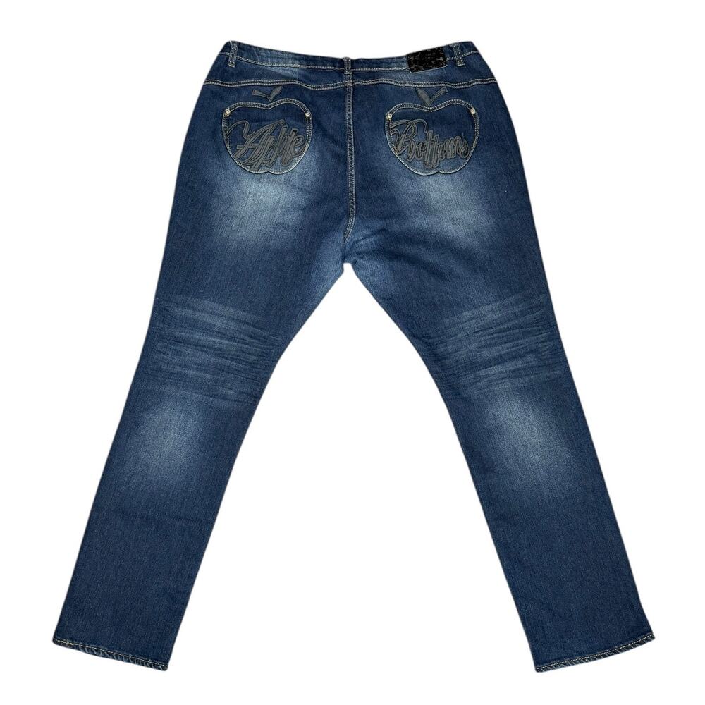 Vintage Y2k Apple Bottoms Embroidered Jeans Plus Size 22